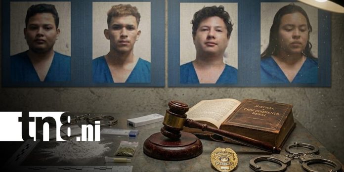 Foto: Captura de implicados en drogas en Rivas / TN8 Foto: Captura de implicados en drogas en Rivas / TN8