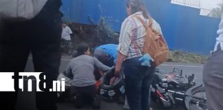 Foto: Accidente de tránsito en Carretera Masaya a Managua / TN8