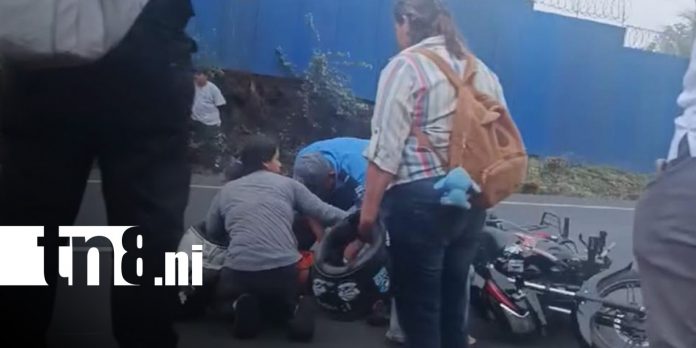 Foto: Accidente de tránsito en Carretera Masaya a Managua / TN8 Foto: Accidente de tránsito en Carretera Masaya a Managua / TN8