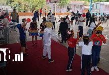 Managua: Niños del Centro Melania Morales disfrutan jornada especial Foto: Festival de la niñez desde el Colegio Melania Morales, en Managua / TN8