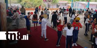 Foto: Festival de la niñez desde el Colegio Melania Morales, en Managua / TN8