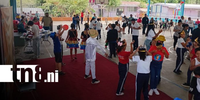 Foto: Festival de la niñez desde el Colegio Melania Morales, en Managua / TN8 Foto: Festival de la niñez desde el Colegio Melania Morales, en Managua / TN8