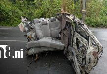 Vehículo queda destruido tras violento impacto contra árbol en Carazo Foto:Fuerte accidente en Carretera Sur deja un lesionado en Las Palmeritas/TN8