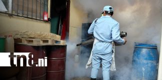 Foto: Fumigación y abatización en Managua / TN8