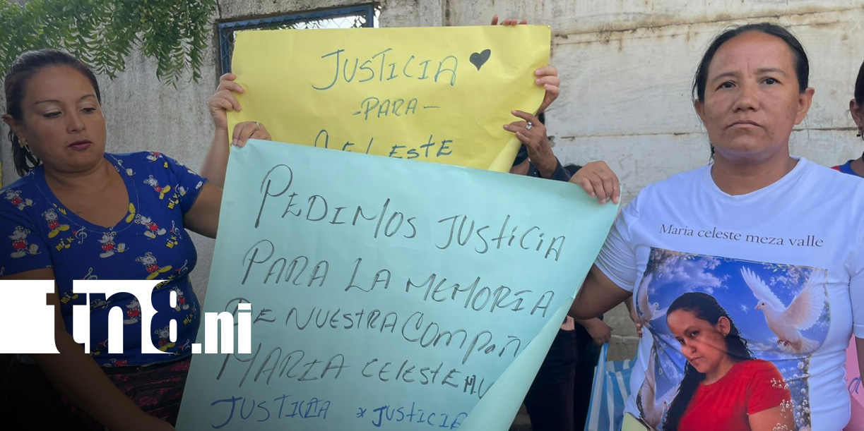 Foto: Audiencia inicial por femicidio en Masaya, caso de María Celeste / TN8