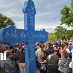 Foto: Familiares y amigos despiden a padre e hija fallecidos en trágico accidente de tránsito en la Costa Caribe Norte / TN8