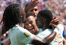 Dembelé con triplete en triunfo de Francia