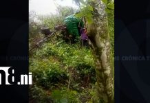 Tres lesionados deja un accidente de tránsito en la carretera Matagalpa – La Dalia Foto: Accidente de tránsito en Matagalpa / TN8