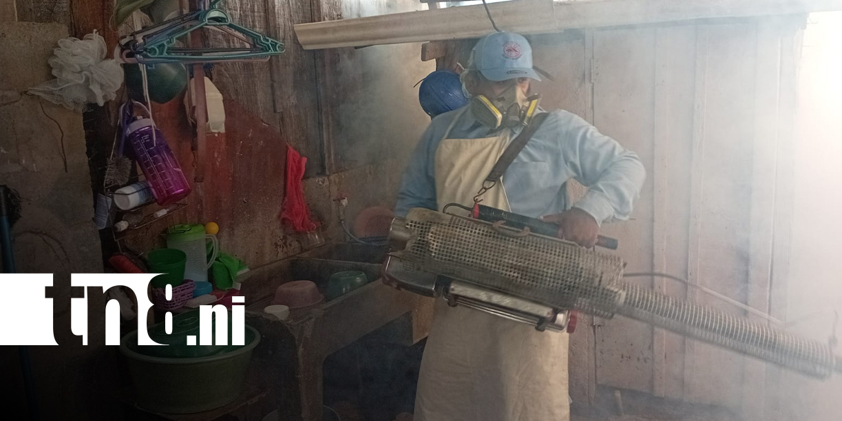 Foto: Fumigación y abatización en Managua / TN8
