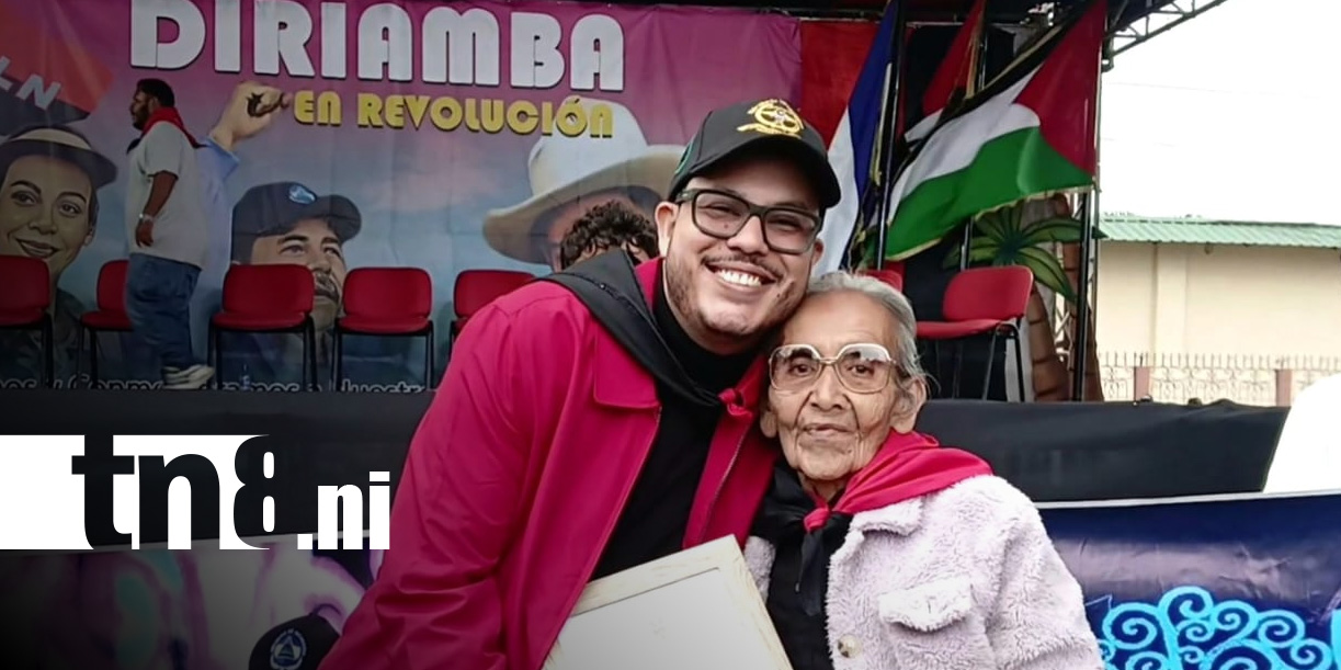 Foto: Caminata en Diriamba con la miltancia sandinista / TN8