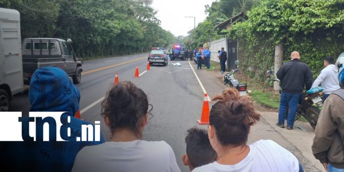 Foto: Trágico accidente en Carazo acaba con vida de futbolista / TN8