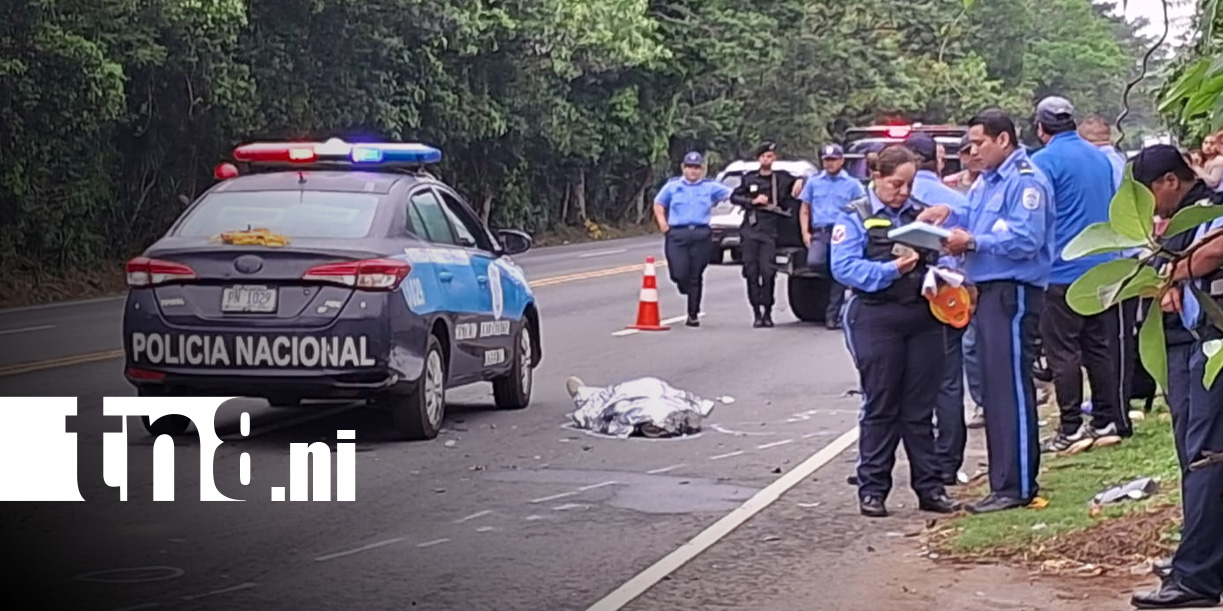 Foto: Trágico accidente en Carazo acaba con vida de futbolista / TN8