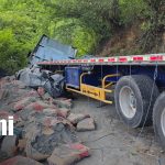 Accidente de tránsito deja pérdidas materiales en cuesta Apatoro, Ocotal Foto: Accidente de tránsito con camión en Ocotal / TN8