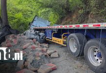 Foto: Accidente de tránsito con camión en Ocotal / TN8