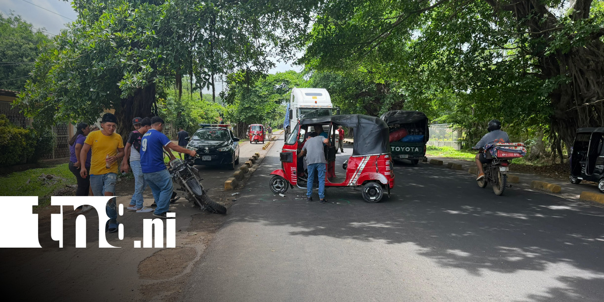 Foto: Fuerte encontronazo en carretera Granada - Guanacaste / TN8