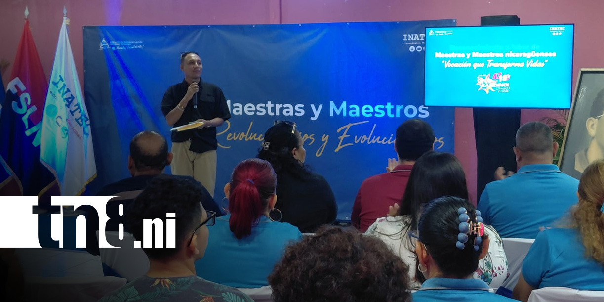 Foto: Reconocen labor de docentes técnicos en Nicaragua / TN8