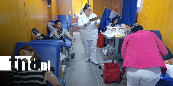Foto: Donación de sangre en Managua / TN8 Foto: Donación de sangre en Managua / TN8