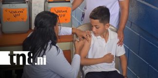 Foto: Vacunas contra el VPH en Managua / TN8