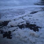 ¿Qué es la espuma marina que apareció en Playa Amarillo, Tola? Foto: Espuma marina en Tola, Rivas