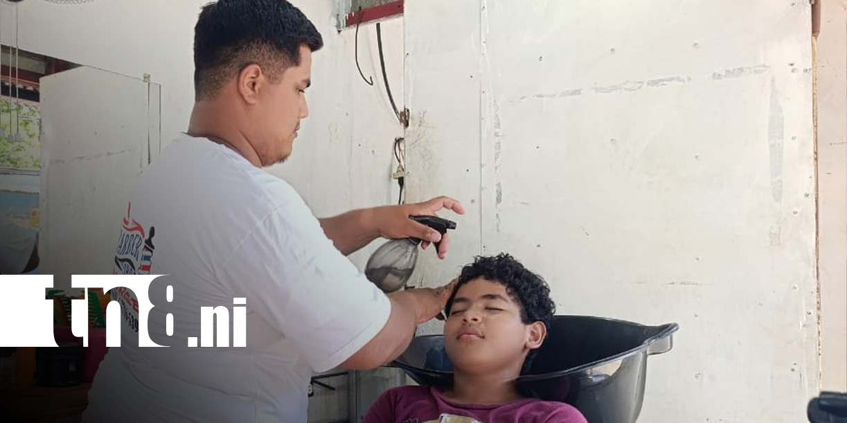 Foto: Endree Eugarrios, exitoso barbero de Managua / TN8