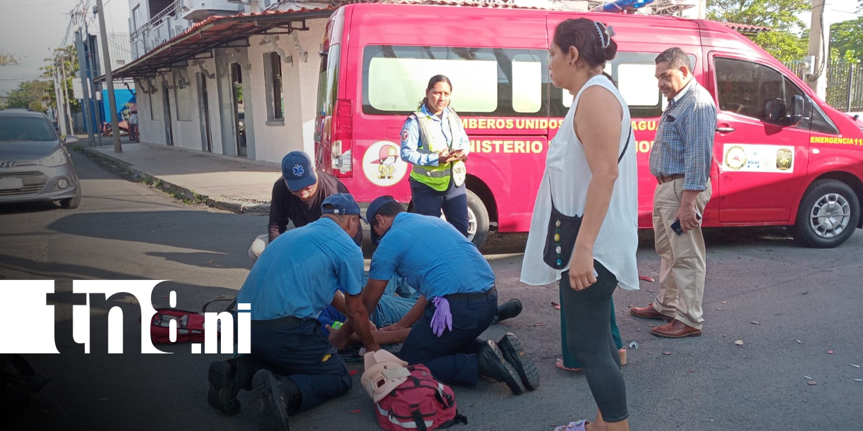Foto: Accidente en las cercanías de Plaza Inter, Managua / TN8