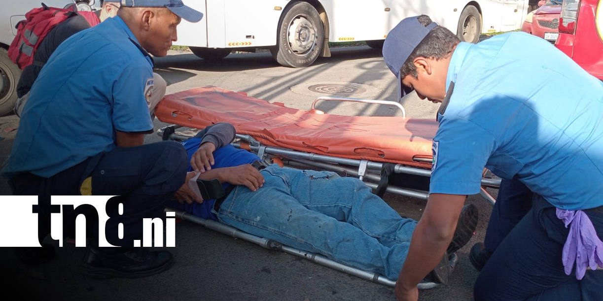 Foto: Accidente en las cercanías de Plaza Inter, Managua / TN8
