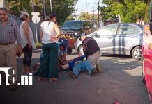 Extranjero al volante provoca accidente cerca de Plaza Inter, Managua Foto: Accidente en las cercanías de Plaza Inter, Managua / TN8