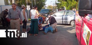 Foto: Accidente en las cercanías de Plaza Inter, Managua / TN8