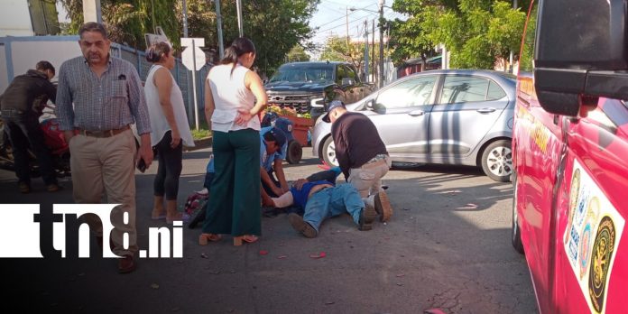 Foto: Accidente en las cercanías de Plaza Inter, Managua / TN8 Foto: Accidente en las cercanías de Plaza Inter, Managua / TN8
