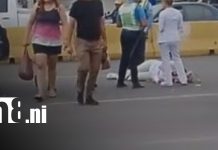 Camioneta atropella a una mujer en las cercanías de Altamira, en Managua Foto: Accidente de tránsito en Altamira, Managua / TN8