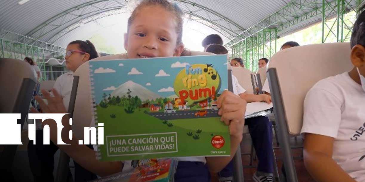 Foto:Claro Nicaragua impulsa educación vial con la campaña “Run Ring Pum”/TN8