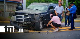 Foto: Fuerte accidente en Rivas / TN8