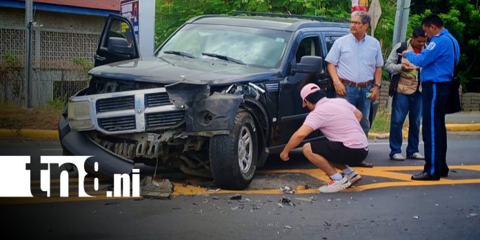 Foto: Fuerte accidente en Rivas / TN8 Foto: Fuerte accidente en Rivas / TN8