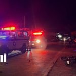 Motociclista invade carril y colisiona con camioneta en Jalapa Foto: Accidente de tránsito en Jalapa / TN8