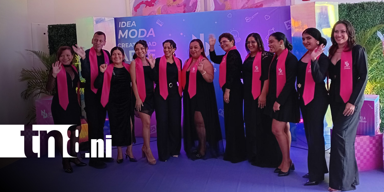Foto: 27 jóvenes de Nicaragua culminan con éxito sus estudios de diseño de moda y fotografía / TN8