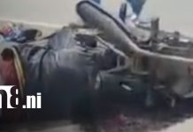 Motociclista y acompañante resultan gravemente lesionados en Tipitapa