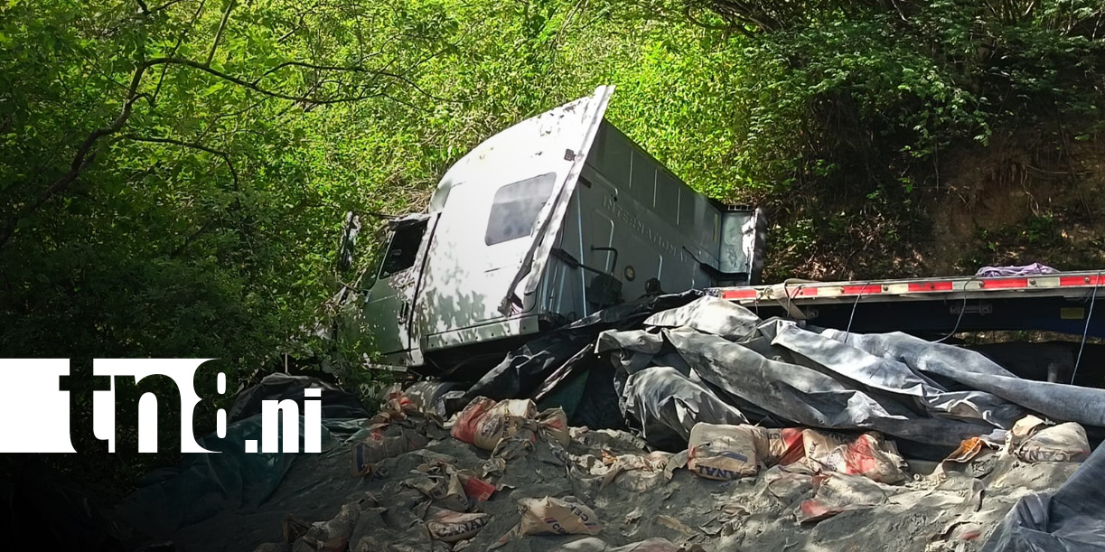Foto: Accidente de tránsito con camión en Ocotal / TN8