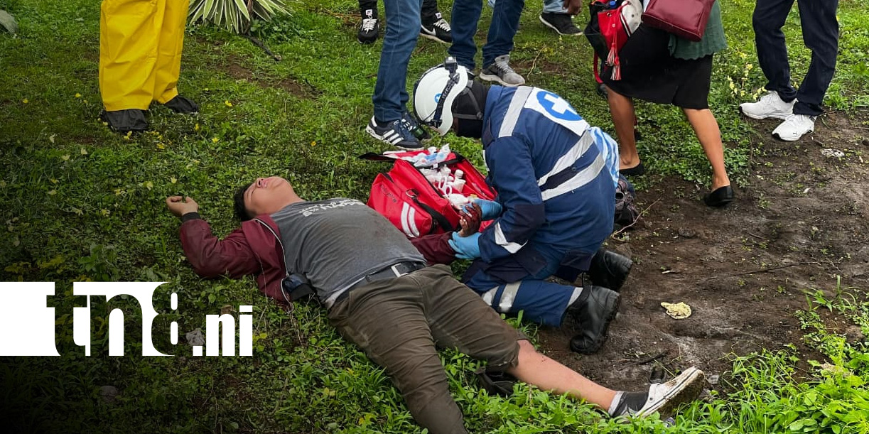 Foto: Fuerte accidente de tránsito cerca del Planetario, Carretera Vieja a León / TN8