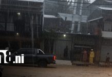 El invierno comienza a sentirse con más fuerza en Nicaragua Foto: Fuertes lluvias en Nicaragua, zona del Caribe / TN8