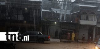 Foto: Fuertes lluvias en Nicaragua, zona del Caribe / TN8
