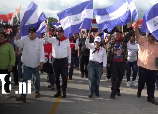 Inauguran 12 kms de nueva carretera adoquinada de Juigalpa a Puerto Díaz, en Chontales Foto: Inauguración de carretera adoquinada de 12 kms en Chontales / TN8