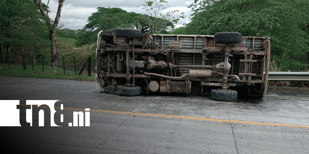 Foto: Accidente de tránsito en carretera de Muy Muy a Río Blanco, en Matagalpa / TN8