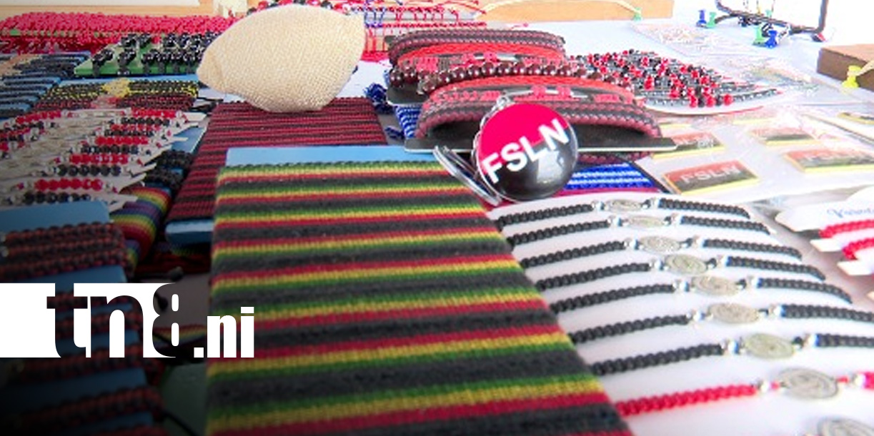 Foto: Productos alusivos al 47/19 de la Revolución Popular Sandinista / TN8