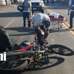 Accidente en Carretera Sur deja a una mujer hospitalizada con múltiples fracturas Foto: Accidente en Carretera Sur, Managua / TN8