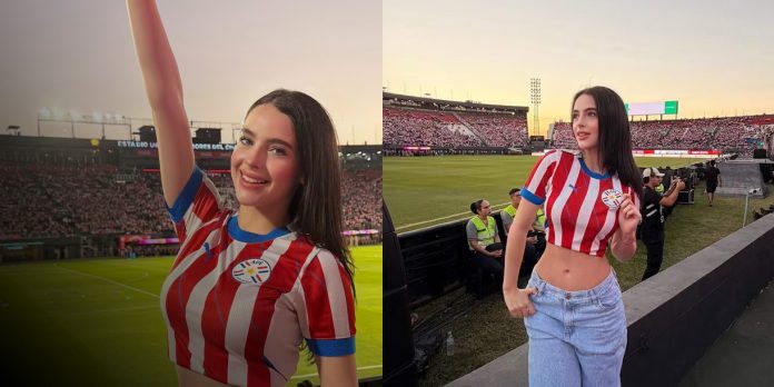 Foto: Naiel Aguilera, la musa del Mundial que alienta a Paraguay Foto: Naiel Aguilera, la musa del Mundial que alienta a Paraguay