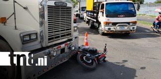 Foto: Fuerte accidente en Managua, cerca de semáforos del Dancing / TN8