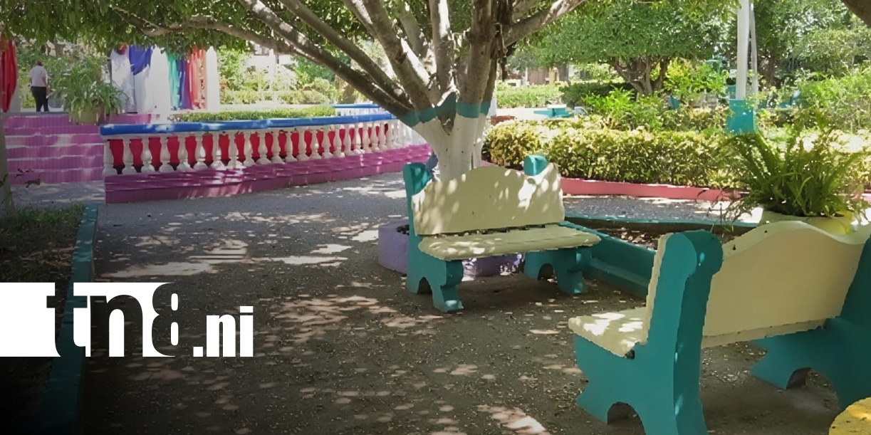 Foto: Mejoramiento en emblemáticos parques de Ocotal / TN8