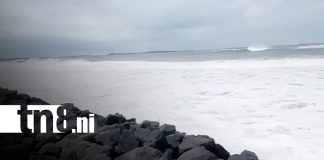 Foto: Oleaje en Chinandega / TN8
