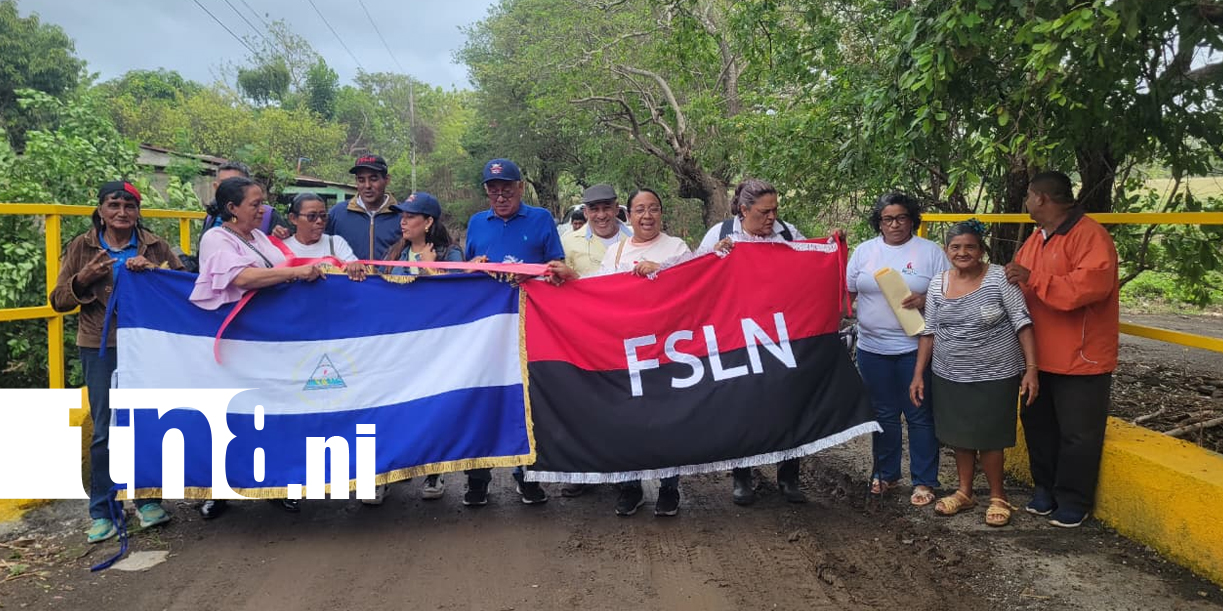 Foto: Nuevas cajas puente devuelven tranquilidad a familias de Nandaime /TN8