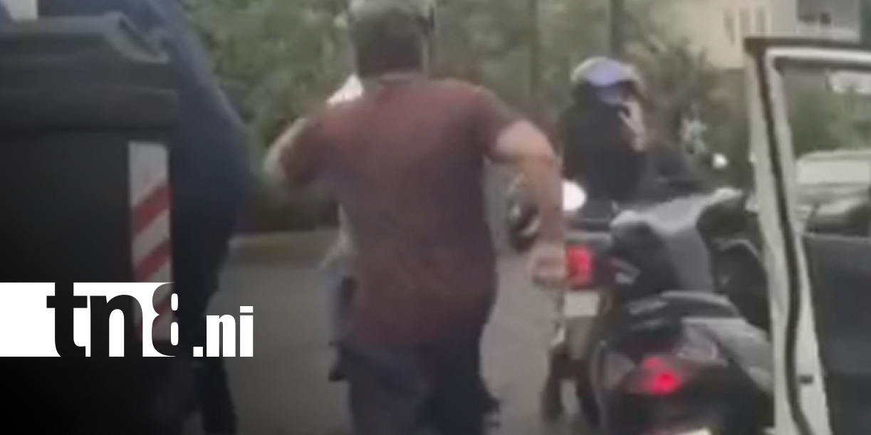 Foto: Agresión en una calle de Managua